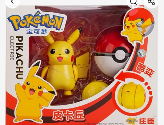 POKEMON POKEBALL SET - PIKACHU