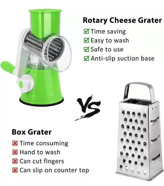 SPIRAL ROTATING GRATER - GREEN