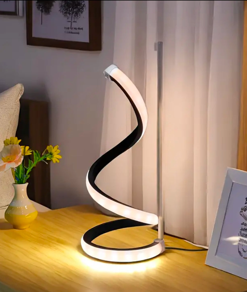 LED SPIRAL DESK LAMP.