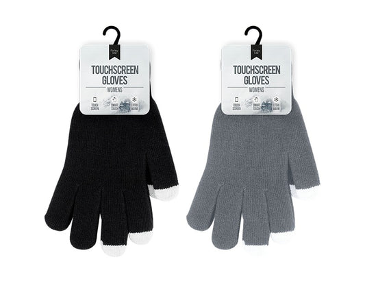 LADIES TOUCHSCREEN GLOVES - 2 COLOURS