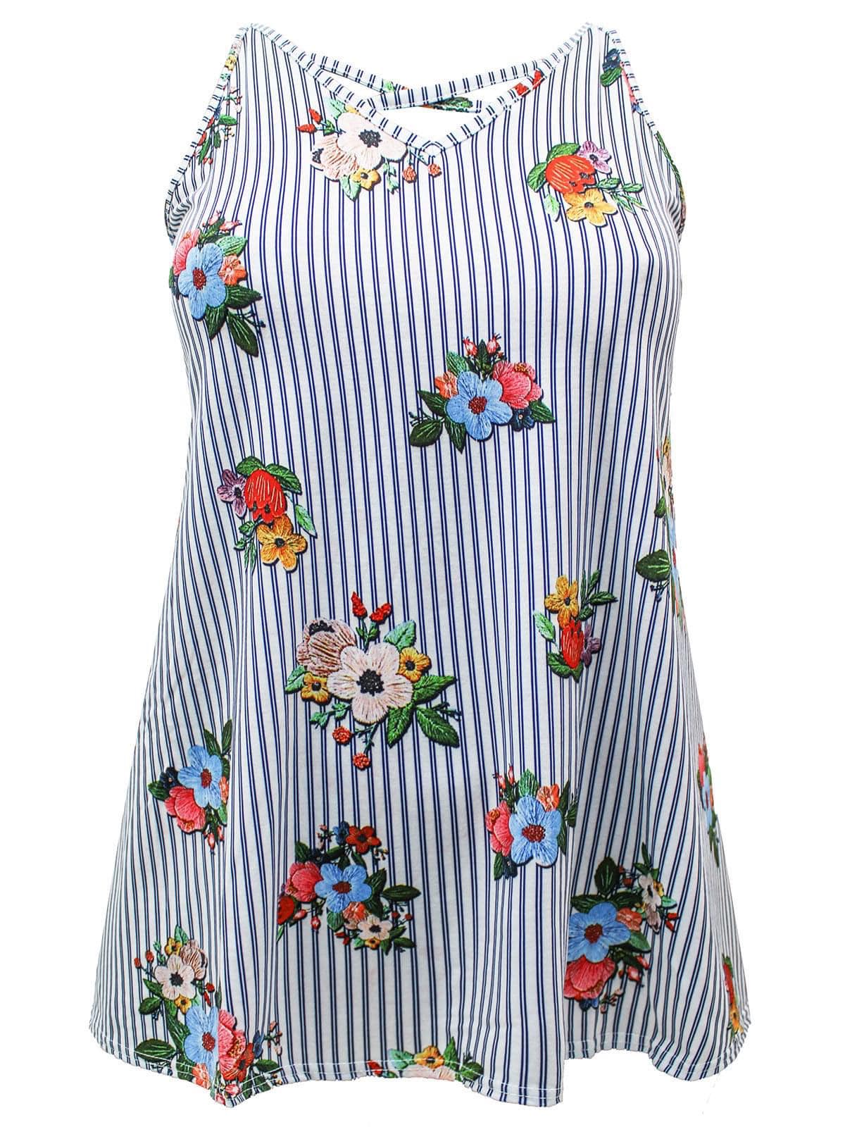 LADIES PRINTED CAMISWING TOP