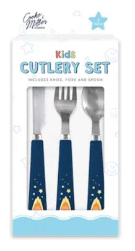 KIDS SPACE CUTLERY SET