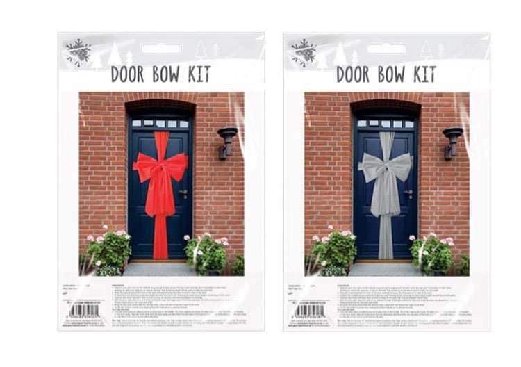 CHRISTMAS DOOR BOW  SET