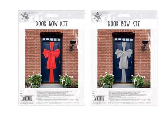 CHRISTMAS DOOR BOW  SET