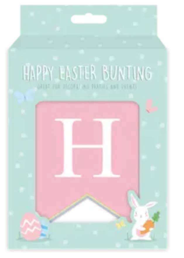 EASTER MATERIAL BUNTING