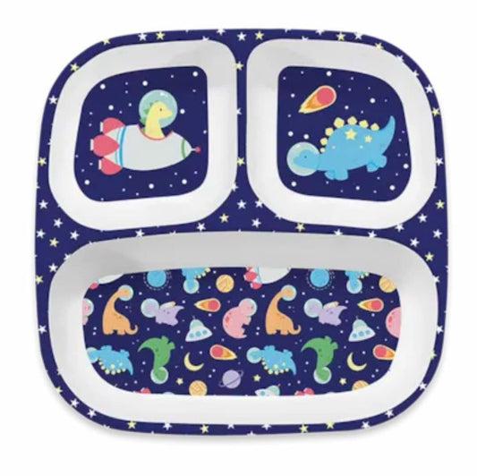 KIDS SPACE PLASTIC PLATE