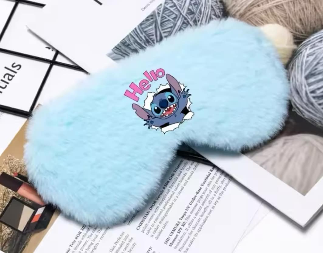 STITCH GIRLS EYE MASK - BLUE